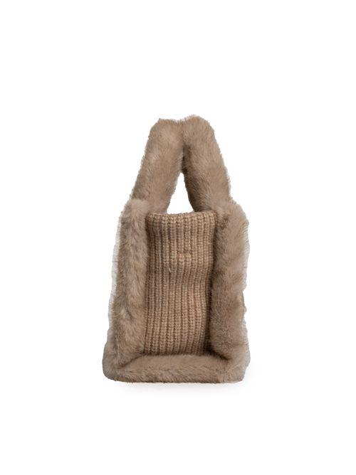 Borsa Vanity Mini Shearling Mc2 Saint Barth | VAMI02200295I